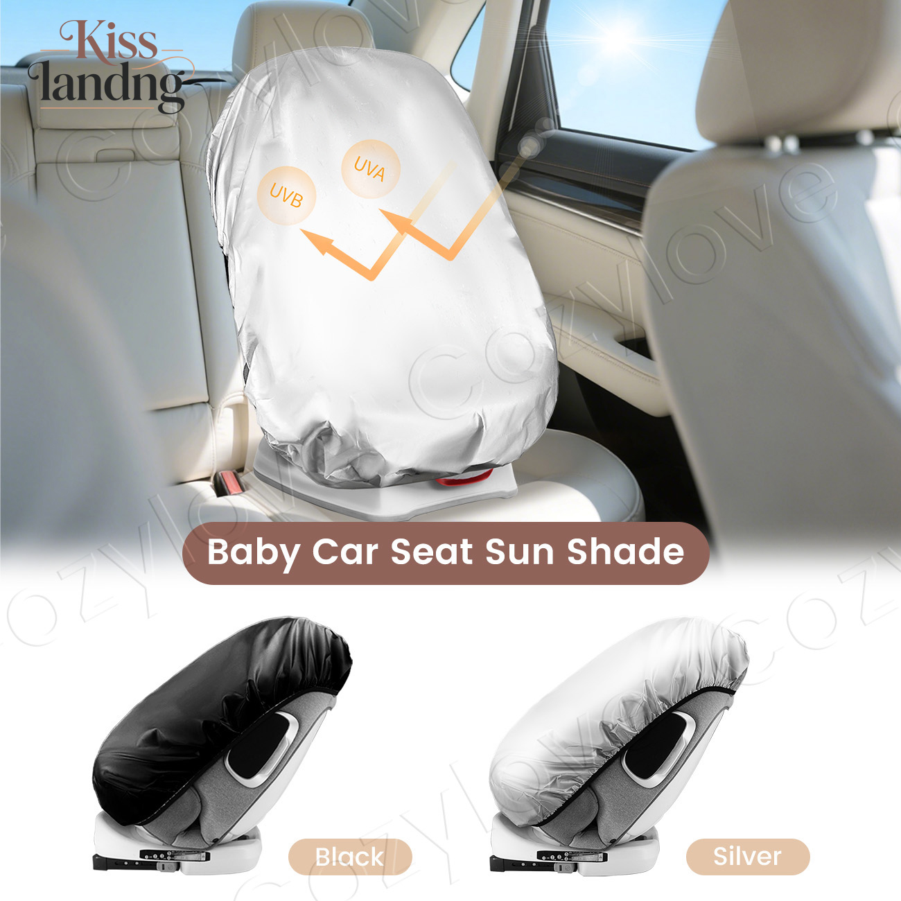 Infant Car Seat Cover - Универсальный солнцезащитный козырек для детского автокресла,