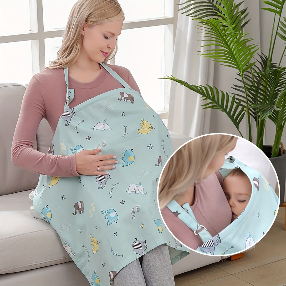 Infant Car Seat Cover - Шарф-накидка для беременных, детская коляска, чехол