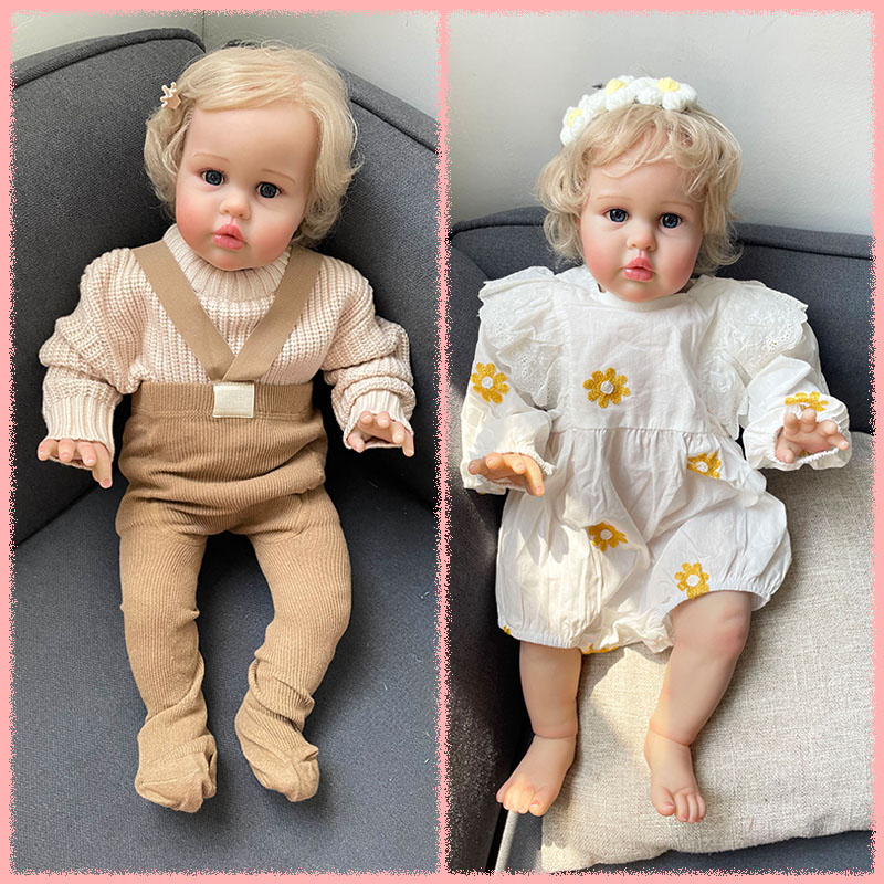 Baby Products Hair - Кукла-реборн для девочек, 22 дюйма, реалистичная,
