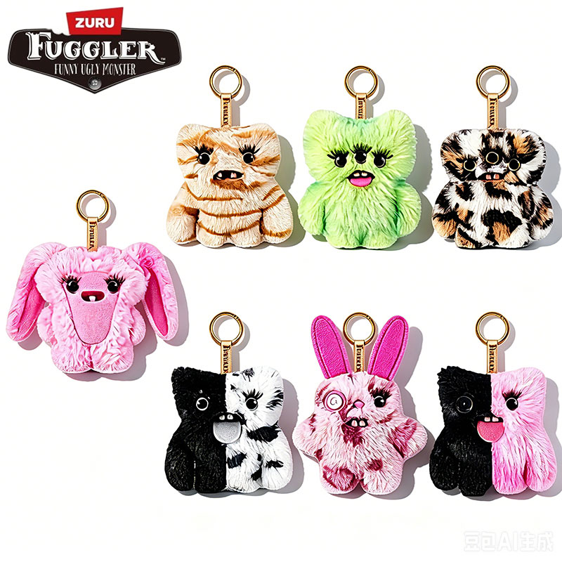 Baby Products Keeping Bag - Оригинальные плюшевые брелоки-подвески Fuggler Teeth Monsters