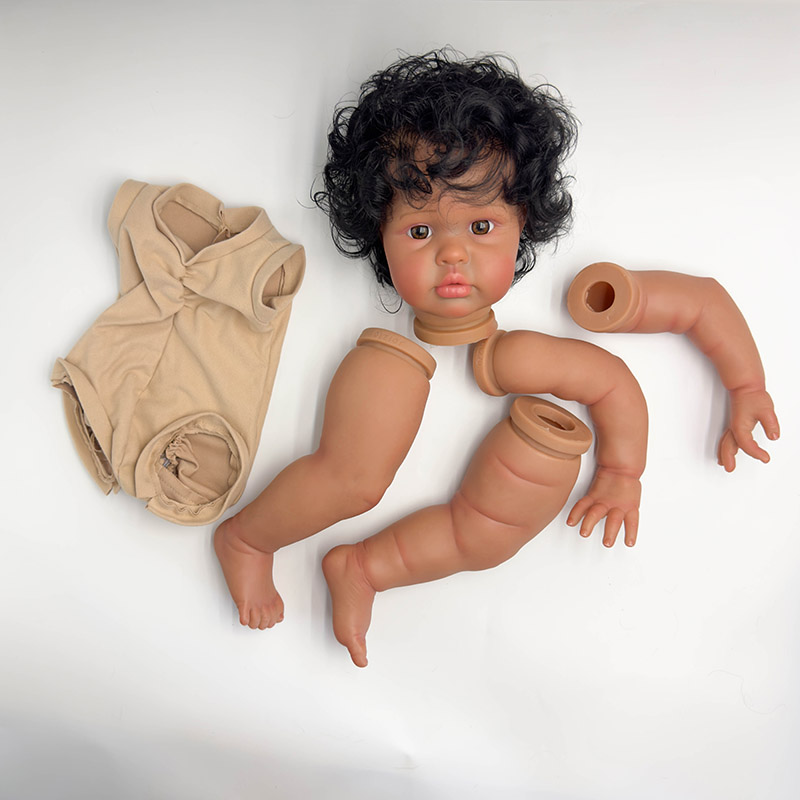 Baby Products Hair - NPK 24 дюйма, темная кожа ручной