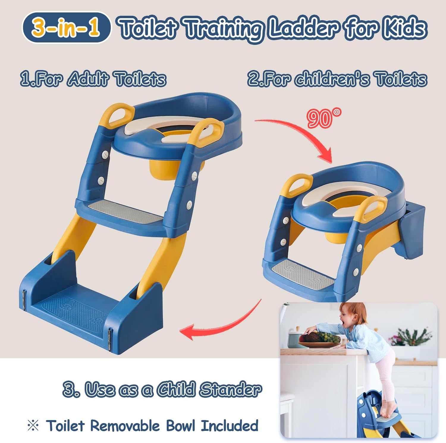 Горшок с лестницей для малышей – обзор и цена Toddler Potty Training Seat