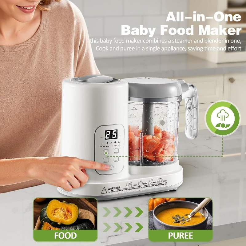 Пароварка-блендер для детского – обзор и цена Baby Food Maker Blender