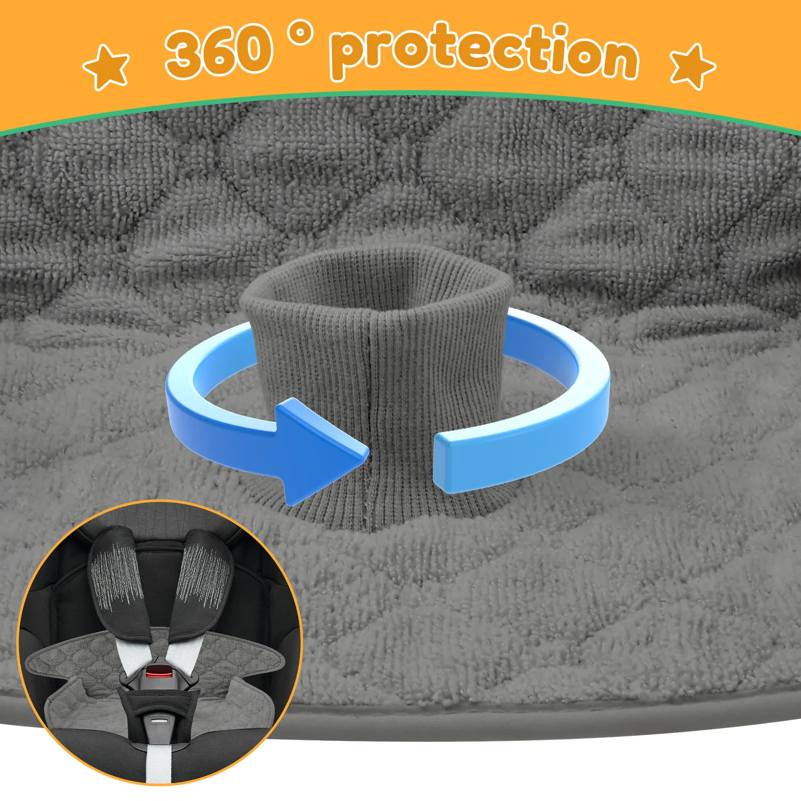 2 шт. детских впитывающих пеле – обзор и цена Infant Car Seat Cover