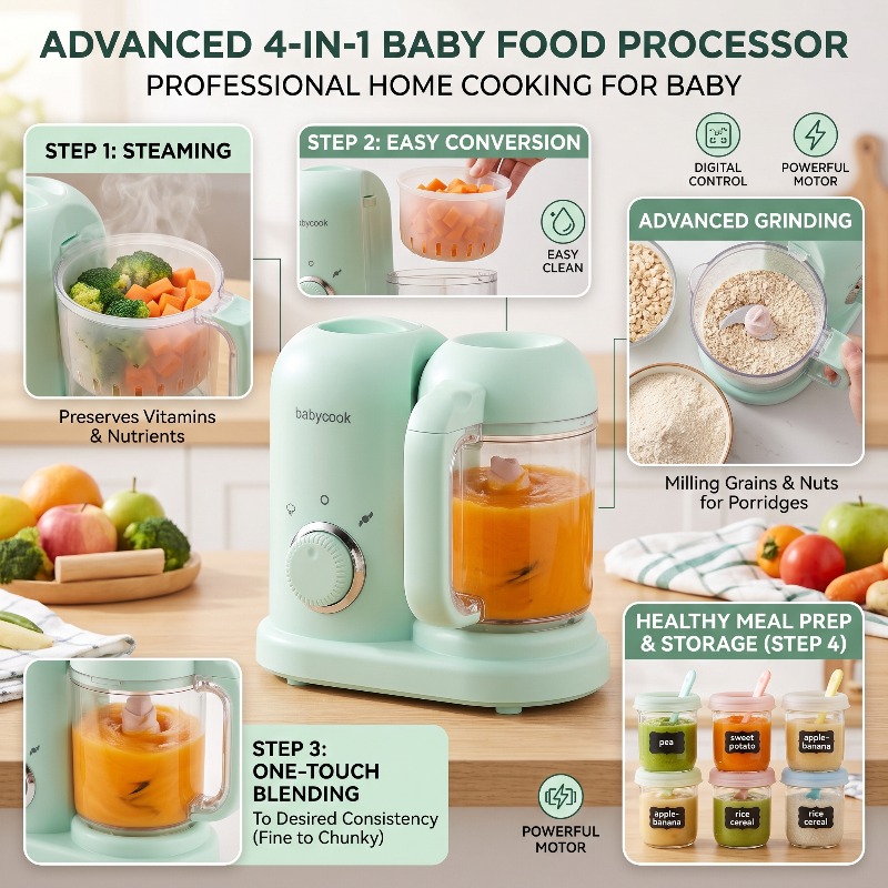 Многофункциональный высокоточн – обзор и цена Baby Food Maker Blender